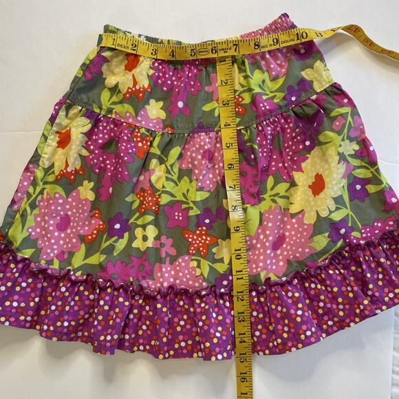 Hanna Andersson Girls Colorful Mixed Print Cotton Skirt Size 5 110cm - Picture 4 of 7
